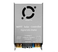 Crabop MPPT Controlador de carga solar 450W 9-60V Boost de entrada para CARGADOR 12A Pantalla LED para LiFePO4 Batería Ácida Sistema de rejilla