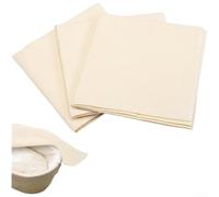 Crabop Paño de algodón natural a prueba de masa para hacer pan, paño colador reutilizable para yogur y queso, 45 x 77 cm (profundidad)