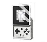 Crabop Paquete de 2 protectores de pantalla de vidrio templado para Anbernic RG Rotate, dureza 9H, película transparente antiarañazos para consola de juegos de mano retro