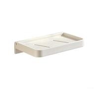 Crabop para estante para ducha Rinconera Ahorro Espacio Metal para(creamy white)