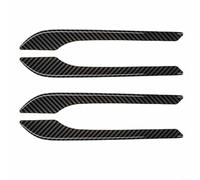 Crabop Pegatinas para manija de puerta que brillan en la oscuridad para Tesla Model 3 y Model Y, película protectora de textura de fibra de carbono (textura de fibra de carbono)