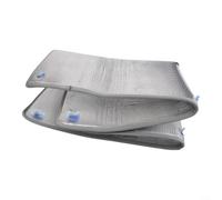 Crabop Películas reflectantes de calor para ventana, lámina de aluminio de doble cara de 6 mm, bloqueo solar, calcomanías de ventana de aislamiento térmico con ventosas, 30-80 x 100 cm (80 x 100 cm)