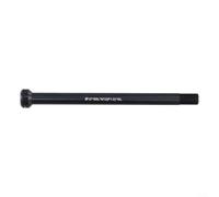 Crabop Pincho de eje pasante para bicicleta, 142 x 12 mm, rosca P1.0 para marcos, aleación de aluminio de 168 mm de longitud con arandelas, pieza de repuesto negra para ciclismo