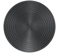 Crabop Placa difusora de calor de inducción de 28 cm, anillo de aleación de aluminio para cocina de gas, cocina uniforme (24 cm)