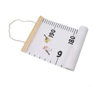 Crabop Regla de crecimiento para decoración de pared de guardería, diseño | Margen de error de 2 mm, seguimiento preciso, registro de crecimiento a largo plazo, lienzo resistente