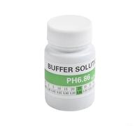 Crabop Solución de calibración de medidor de pH para lecturas precisas, líquido de tampón de dos puntos 4.01/6.86/9.18(6.86)