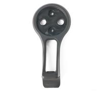 Crabop Soporte de computadora de bicicleta para manubrio xXx, soporte GPS de nailon compatible con GARMIN para BRYTON para CATEYE, incluye base de luz y arandelas, negro