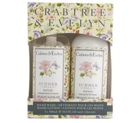 Crabtree & Evelyn Summer Hill - Juego de 2 jabones y lociones de manos
