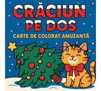Crăciun pe dos - Carte de colorat amuzantă