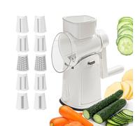 Crack De Mano Giratorio De Queso - Slicer De Mandolina De Verduras Para La Cocina | CUCUCUMER CUCHER CUTTERDER VEGERAT CUTABLE | Gadgets De Cocina De Manivela De Mano De Alimentos Para Zanahorias