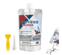 Crack Filler Concrete, 200 g Quick-Drying Repair Sealant, Waterproof Caulking Adhesive for Patio, Driveway, Walkway, Construction Gaps, Outdoor Floor Crack Restoration Projects