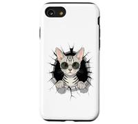 Cracked Wall Egyptian MAU Sunglasses Carcasa para iPhone SE (2020) / 7/8