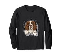 Cracked Wall English Springer Spaniel Manga Larga