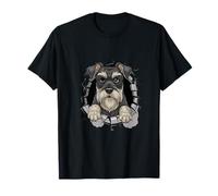 Cracked Wall Giant Schnauzer Camiseta