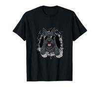 Cracked Wall Giant Schnauzer Sunglasses Camiseta