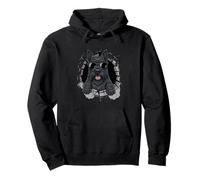 Cracked Wall Giant Schnauzer Sunglasses Sudadera con Capucha