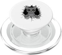 Cracked Wall Russian Blue Cat Sunglasses Blues Maltese PopSockets PopGrip para MagSafe