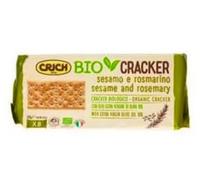 Cracker de Sésamo y Romero, Orgánico, con Aceite de Oliva Virgen Extra, 250g. Pack de 2