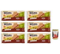 Crackers Integrali Fibrextra - Pastelería integral (14% de fibra, 6 x 385 g)