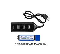 (CRACKHEAD PACK 64)True Blue Mini Playstation Classic Ps1 Multi Mejores Juegos Incluido Crackhead Pack