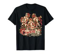 Crackin Into Christmas Nutcracker Band Música navideña Camiseta