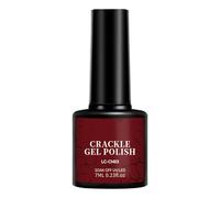 Crackle Gel Nail Polish - Cool Fingernail Decoration for Girls with Easy Application | 7ml Long-Lasting Gel for Salon, Home, Parties, Holidays, Prom, Romantic Dates