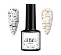Crackle Gel Nail polsh 7ml Decorative Manicure Finish Beauty Varnish | Girls Fingernail Decorations Salon Home Holiday Prom Dating Fashion Beauty Creative Styling Elegant Looks