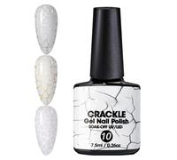 Crackle Nail Polish, Stylish Nail Arts Lacquer, Long-Lasting Shatter Effect, Quick Drying Patterned Toenail Oil, Perfect for Daily Wear and Special Occasions