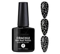 Crackle Nail Polish, Stylish Nail Oil Decoration, Long-Lasting Frizzle Effect, Patterned Polish for Creative Art, Perfect to Daily Use Leisure Wear Family, Girls and Teens