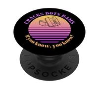 Cracks Puntos y Bams Si Sabes Divertido Mahjong PopSockets PopGrip Adhesivo