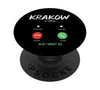Cracovia está Llamando y Debo IR a Polonia Viajando PopSockets PopGrip Adhesivo