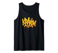 Cracovia Graffiti Street Art Ciudad Diseño Camiseta sin Mangas