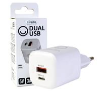Cradia Cargador Universal 1x USB A/QC 3.0