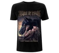 Cradle of Filth T Shirt Dark Horses And Forces Tour Nuevo Oficial Unisex Negro Size, Negro , XL