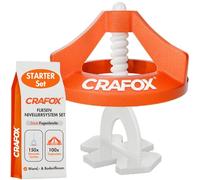 CRAFOX® Sistema de Nivelación de Azulejos 3mm SET | 150x Clips de Nivelación & 100x Tapas de Tracción Reutilizables | 250 Piezas | Herramientas para Alicatado | Niveladores de Azulejos 3mm
