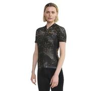 Craft ADV Endur Graphic Jersey W Black L Camiseta de Ciclismo, Negro/Multi, Mujeres