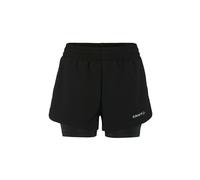 Craft - Ropa trail running mujer - Adv Essence 2-In-1 Shorts 2 W Black para Mujer de Lana - Talla M - Negro Negro M