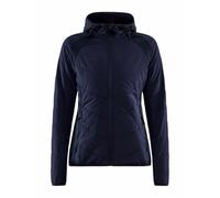 Craft ADV EXPLORE HYBRID JACKET W | Chaqueta de entretiempo para mujer XS | Blaze | Chaqueta ligera acolchada con insertos elásticos de punto | Capucha ajustable | Con bolsillos | Chaqueta