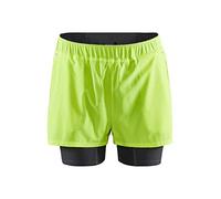 Craft Advance Essence - Pantalones Cortos elásticos 2 en 1, Flumino, Talla L