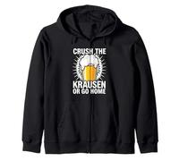 Craft Beer Homebrewer Crush The Krausen Or Go Home Sudadera con Capucha