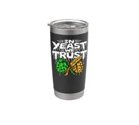 Craft Beer Homebrewer In Yeast We Trust Vaso térmico de acero inoxidable de doble pared