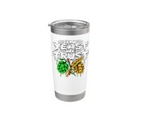 Craft Beer Homebrewer In Yeast We Trust Vaso térmico de acero inoxidable de doble pared