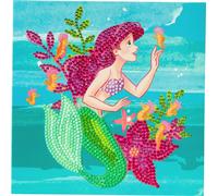 Craft Buddy Crystal Art CCK-DNY803 Ariel, 18x18cm Crystal Art Card, Multi