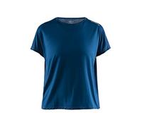 Craft Camiseta Eaze SS Ringer, Mujer, Nox, S