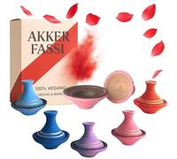 Craft & Care - Aker Fassi Pintalabios Marroquí - Labial de Cosmética Ancestral - Maquillaje Vegano de Larga Duración - Sostenible, Color Intenso y Duradero. (Color Azul)