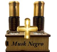 Craft & Care - Musk Tahara Perfume Árabe Hombre & Mujer | Aceite Perfumado SIN ALCOHOL | Aroma Limpio y Suave de Almizcle Blanco, Sensación de Pureza y Frescura Duradera (2 Unidades, Tahara)