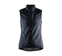 Craft Chaleco ligero cortavientos Adv Essence para damas negro S