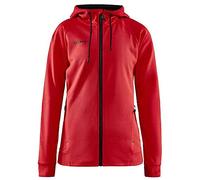 Craft Chaqueta de Entrenamiento con Capucha de poliéster Reciclado ADV Unify FZ Hood para Mujer, Elige tu Talla: XL, Elige tu Color: Rojo Brillante