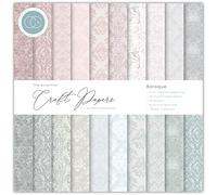 Craft Consortium Double-Sided Paper Pad 6"X6" 40/Pkg-Baroque, 20 Designs -CPAD020B