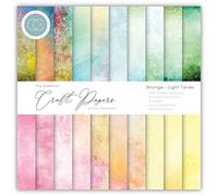 CRAFT CONSORTIUM LTD ARTÍCULO CON PAPRPAD 6" LT, Tonos Grunge-light, 20 diseños, talla única